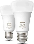Philips Hue White & Color Ambiance E27 Doppelpack 1100lm - Wei&szlig;