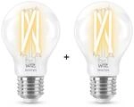 WiZ 60W E27 Standardform Filament Clear Warm- und Kaltwei&szlig; 2er-Pack - Wei&szlig;