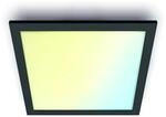 WiZ Panel Deckenleuchte Tunable White Quadratisch 3400lm - Schwarz