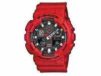 G-SHOCK GA-100B-4AER, Classic GA-100B-4AER, G-Shock, Bags, Rot, Größe: one size