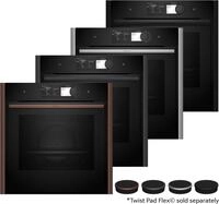 B69VY7MY0 Einbaubackofen flex design, 71 l, Pizza-Stufe, schnelles Vorheizen,