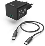 Schnellladeger&auml;t (25W) mit USB-Type-C-Ladekabel (1m) schwarz