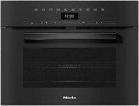 H 7440 BM Backofen mit Mikrowellenfunktion obsidianschwarz