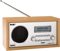 Dabman 30 DAB Radioempf&auml;nger holzoptik/silber