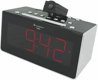 FUR 6005 Uhrenradio schwarz