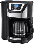 Chester Grind & Brew Filter-Kaffeemaschine mit Timer schwarz/edelstahl