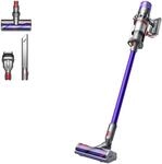 V11 Advanced Akku-Stielstaubsauger nickel/purple, 200 W, 60 min Laufzeit, 0,77 l