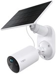C410 Kit Outdoor-&Uuml;berwachungskamera inkl. A201 Solarpanel wei&szlig;