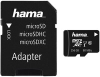 microSDXC (256GB) Class 10 +Adapter Speicherkarte