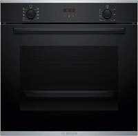 HBA234BB3 Einbaubackofen schwarz, 71 l, Pizza-Stufe, schnelles Vorheizen, R&uuml;ckwand