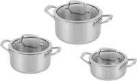 Topfset Premium 3teiliges edelstahl