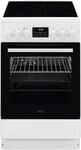 CCB544BGBW Elektroherd mit Glaskeramikfeld weiss, 57 l, Pizza-Stufe,...