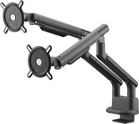 DM 7210 360&deg; Dual-Monitorhalterung schwarz