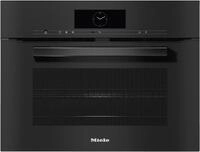 H 7840 BM Backofen mit Mikrowellenfunktion obsidianschwarz
