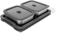 Works Serviertablett-Set f&uuml;r Seitentisch Slate GDP (76cm)