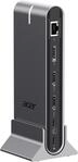 15-in-1 USB Type-C Dockingstation silbergrau