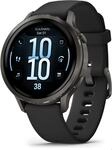 Venu&reg; 4 (41mm) Fitness-Smartwatch mit Silikon-Armband (18mm) schwarz/schiefergrau