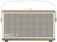 Classic Aura Bluetooth-Lautsprecher Baumwoll-Wei&szlig;/Eiche