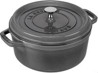 La Cocotte Rund (24cm) Graphit-grau