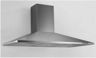 6091 H Wand-Dunstabzugshaube edelstahl