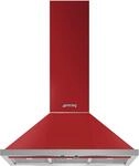 KPF9RD Wand-Dekor-Dunstabzugshaube rot