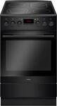 SHC 11503 SM Elektroherd mit Glaskeramikfeld schwarz, 65 l, Pizza-Stufe, schnelles