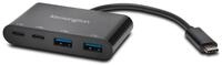CH1000 USB-C 4-Port Hub schwarz