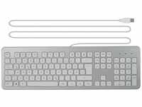 KC-700 Tastatur silber/weiß