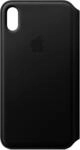Leder Folio Case f&uuml;r iPhone XS Max schwarz