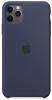 Silikon Case für iPhone 11 Pro Max mitternachtsblau