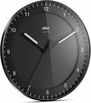 BC17B-DCF Wanduhr schwarz