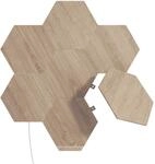 Elements Wood Look Hexagon Starter Kit 7PK Stimmungsleuchte
