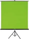Green Screen mit Stativ (180x180cm) schwarz