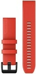 QuickFit Silikonarmband (22mm) rot/schwarz