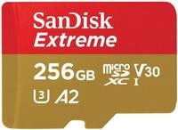 microSDXC Extreme (256GB) Speicherkarte + Adapter