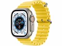 Watch Ultra (49mm) GPS+4G Titan mit Ocean Armband titan/gelb