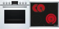 HND411LW62 Herdset bestehend aus HEA513BW2 + NKN645GA2E polar wei&szlig; + edelstahl