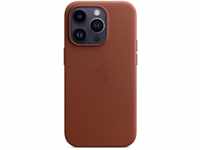 Leder Case mit MagSafe für iPhone 14 Pro umbra