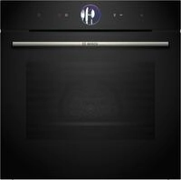 HSG7261B1 Elektro-Backofen mit Dampfgarer schwarz, 71 l, Pizza-Stufe, schnelles
