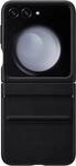 Flap Leather Case f&uuml;r Galaxy Flip5 schwarz