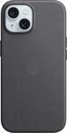 Feingewebe Case mit MagSafe f&uuml;r iPhone 15 schwarz