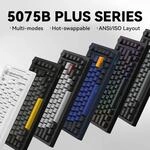 Akko 5075b plus v2 dracula castle mechanische Gaming-Tastatur 2,4 Hot-Swap-f&auml;hige