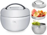 Abendessen Thermoskanne Stahl Lebensmittel beh&auml;lter Apfel 2 l