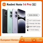 Xiaomi redmi note 14 pro 5g smartphone nfc dimentity 7300-ultra 6.67 "120hz 1,5...