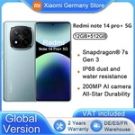 Global Version Xiaomi Redmi Note 14 Pro Plus 5G Smartphone 200MP AI Camera...