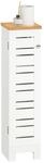 SoBuy BZR85-W Freistehend Toilettenrollenhalter Toilettenschrank