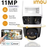 IMOU Cruiser Triple 11 MP Objektiv Au&szlig;enkamera 2 Red-Bule Warnlicht WiFi Kamera