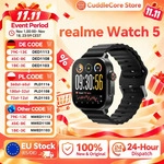 Realme Watch 5 Smartwatch Europ&auml;ische Version GPS NFC 1,97" AMOLED-Display 14...
