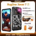 RugOne Xever 7 5G Robustes Smartphone mit Android 15, 512 GB ROM, 12 GB + 12 GB RAM,