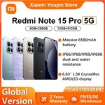 Globale Version Xiaomi REDMI Note 15 Pro 5G Smartphone 5G 6,83' 6580mAh 45W Ladung